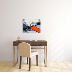 Abstract Landscape #137 - Expressive Textural Movement Painting