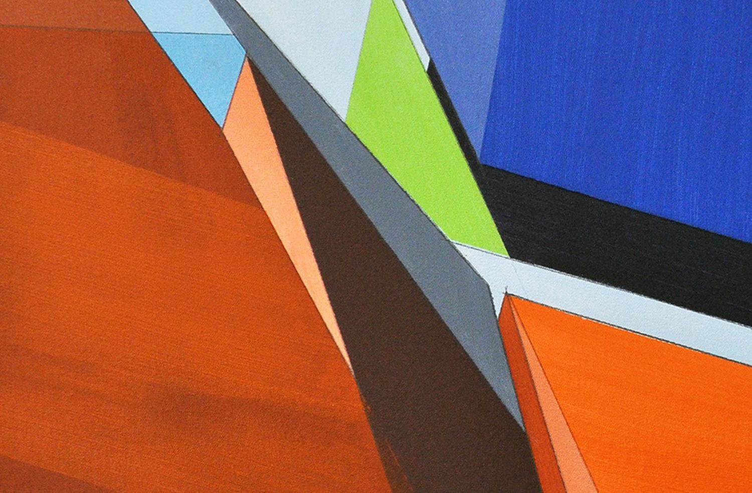 Paesaggio astratto #240, Pittura astratta - Abstract Painting Marrone di Paul Kirley