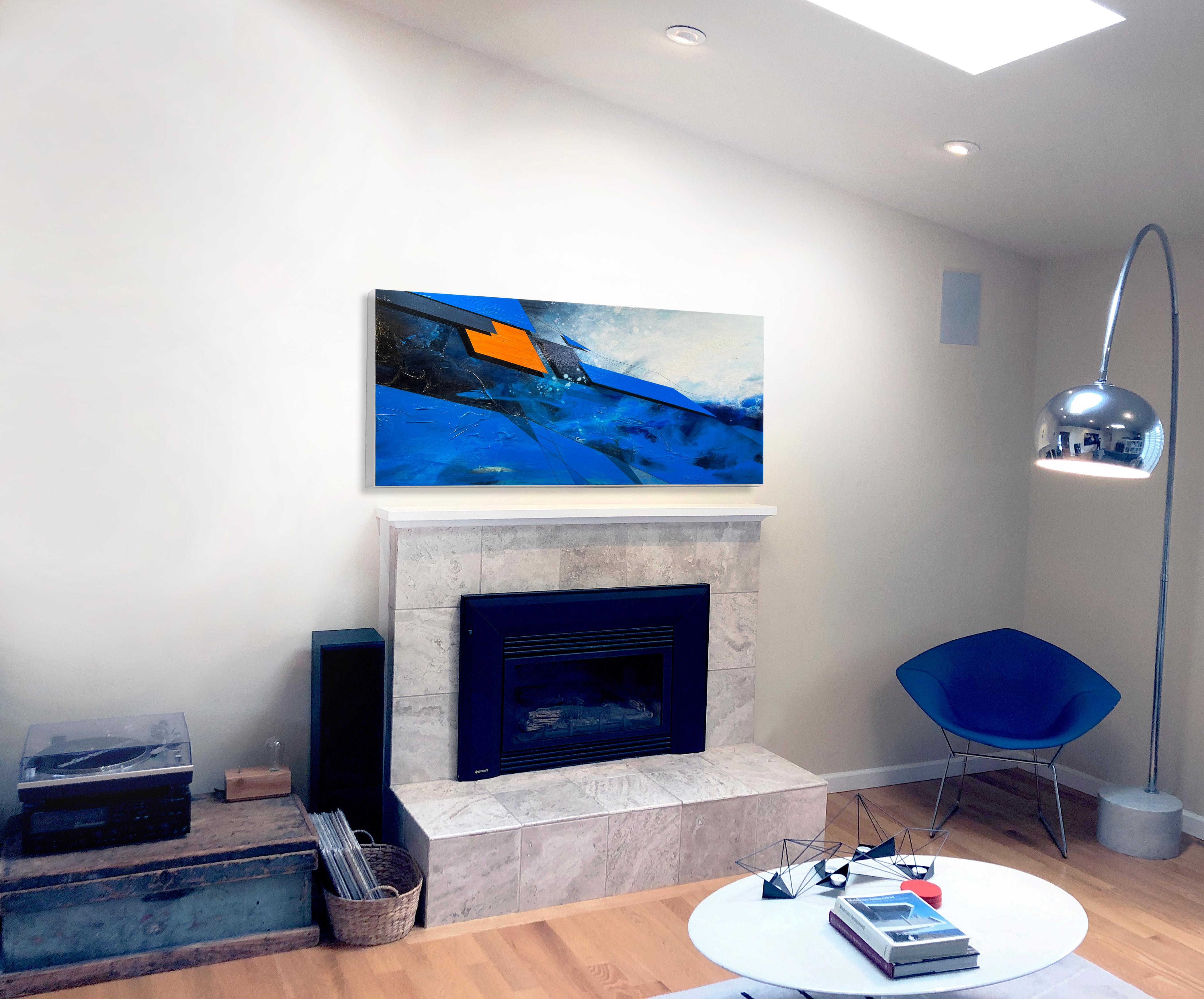 Paesaggio astratto #245, Pittura astratta - Painting Astratto di Paul Kirley