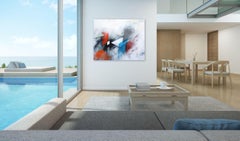 Abstract Landscape 81 - Abstract Surrealist Contemporary Original Painting