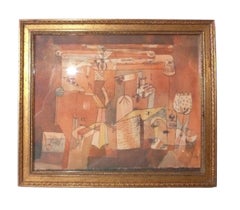 Paul Klee Abstract Lithographs Mid Century Modern Art