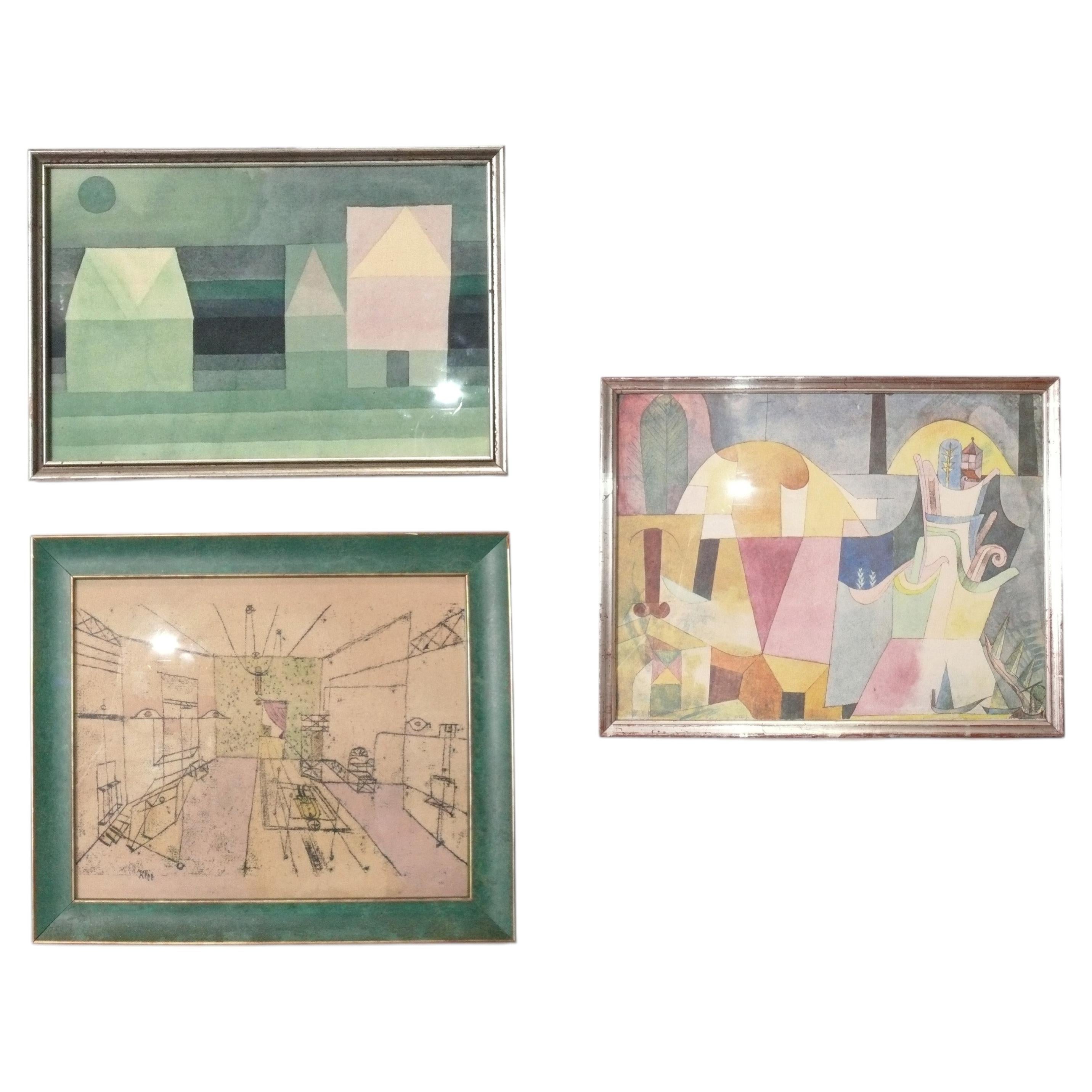 Paul Klee Abstract Lithographs Mid Century Modern Art For Sale
