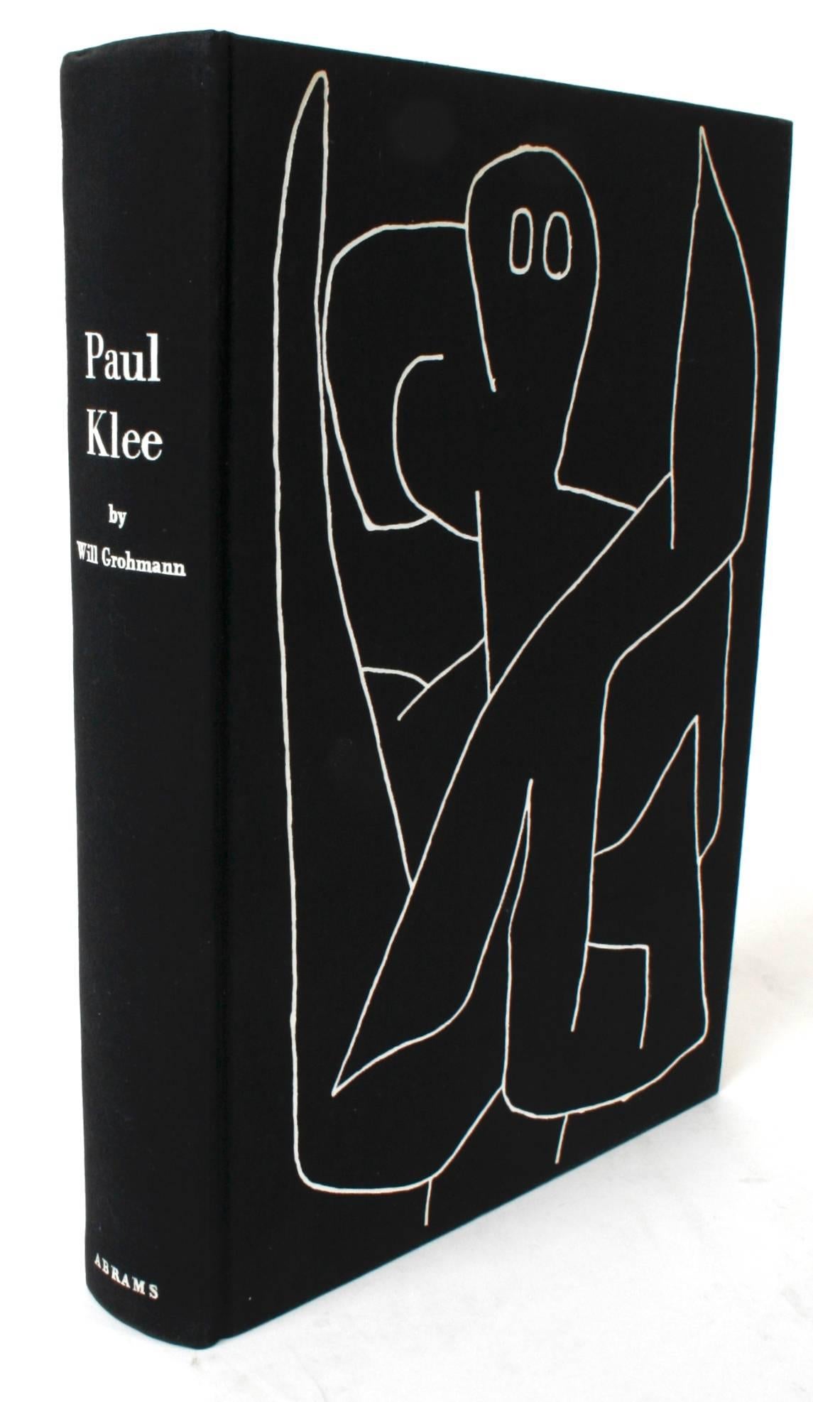 Paul Klee by Will Grohamann. New York: Harry N. Abrams, Inc., Publishers. 1954. Hardcover with dust jacket. 448 pp. A large art book on Paul Klee. The book was conceived in 1936 by the author and friend of Klee's, Will Grohamann. Klee personally