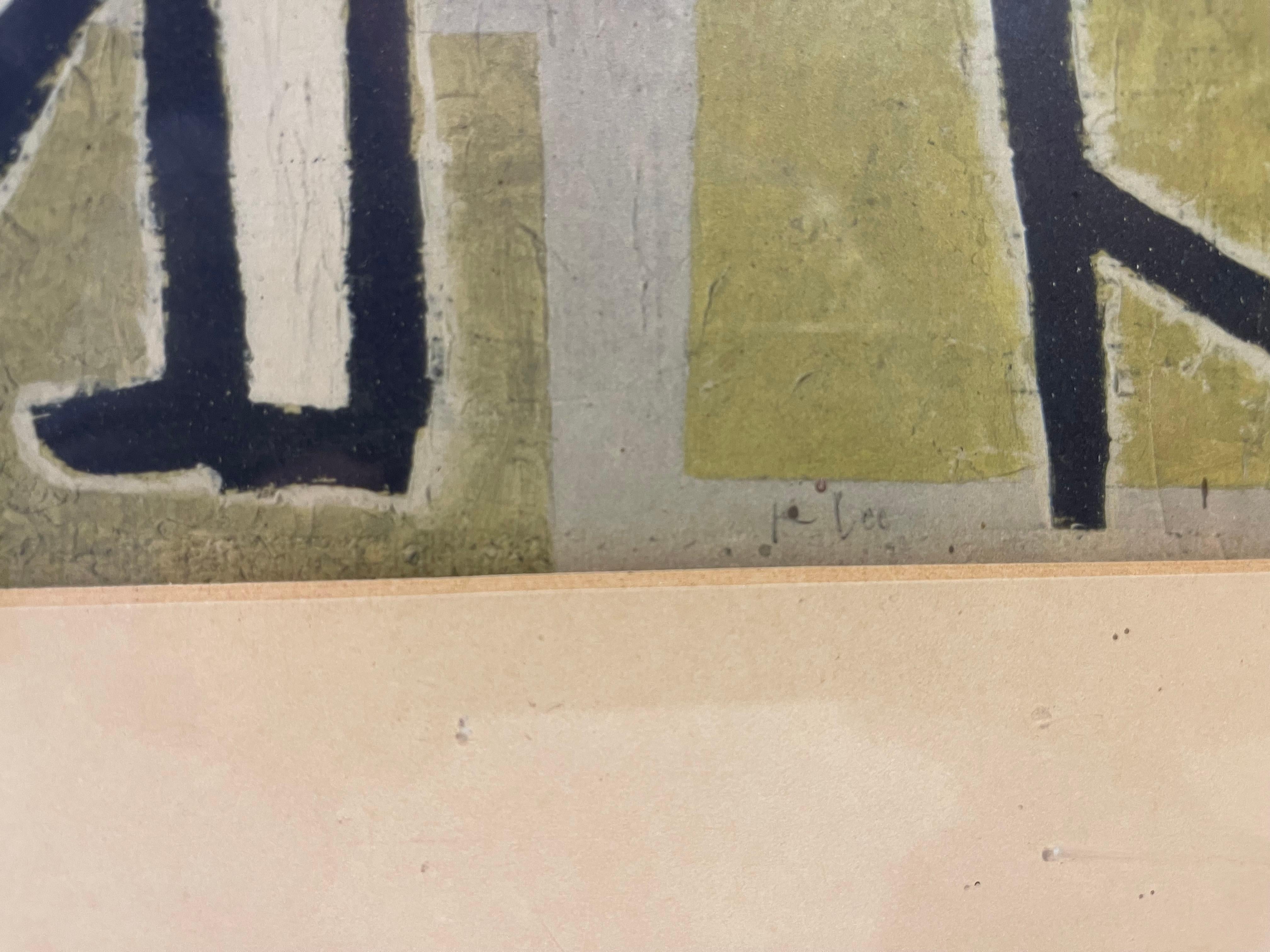 Paul Klee „Caprice in Februar“ – Lithografischer Vintage-Druck, Teller, signiert (Europäisch) im Angebot