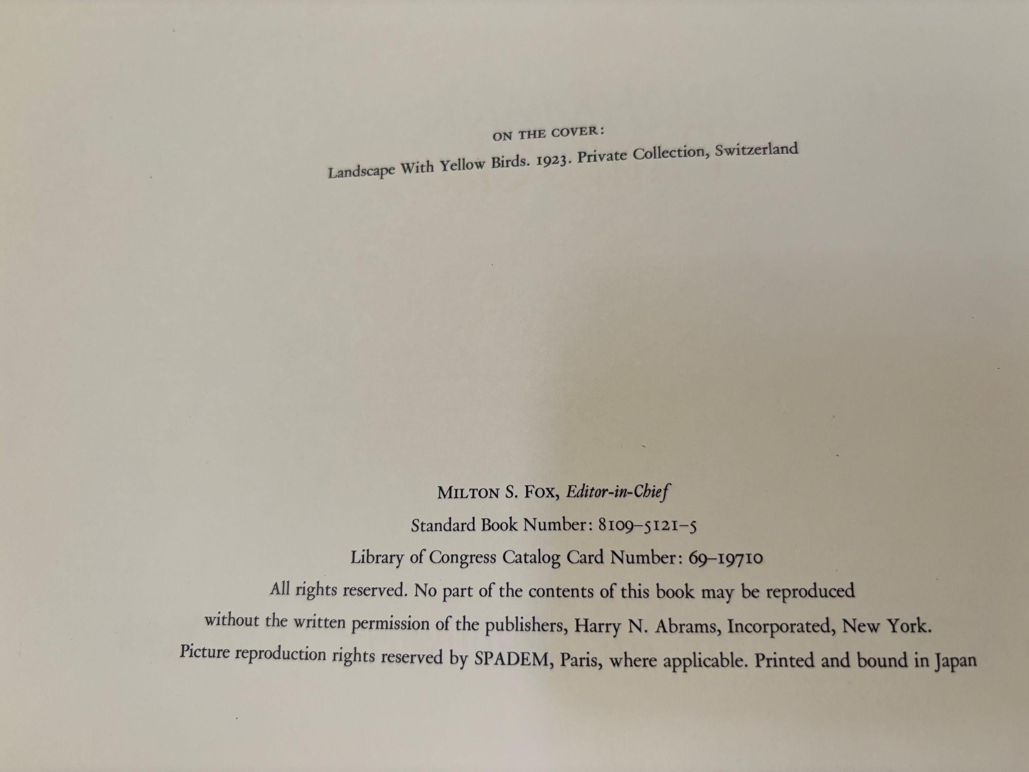 Papier PAUL KLEE Le grand art des âges par Will Grohmann, 1969 Abrams Hardcover en vente