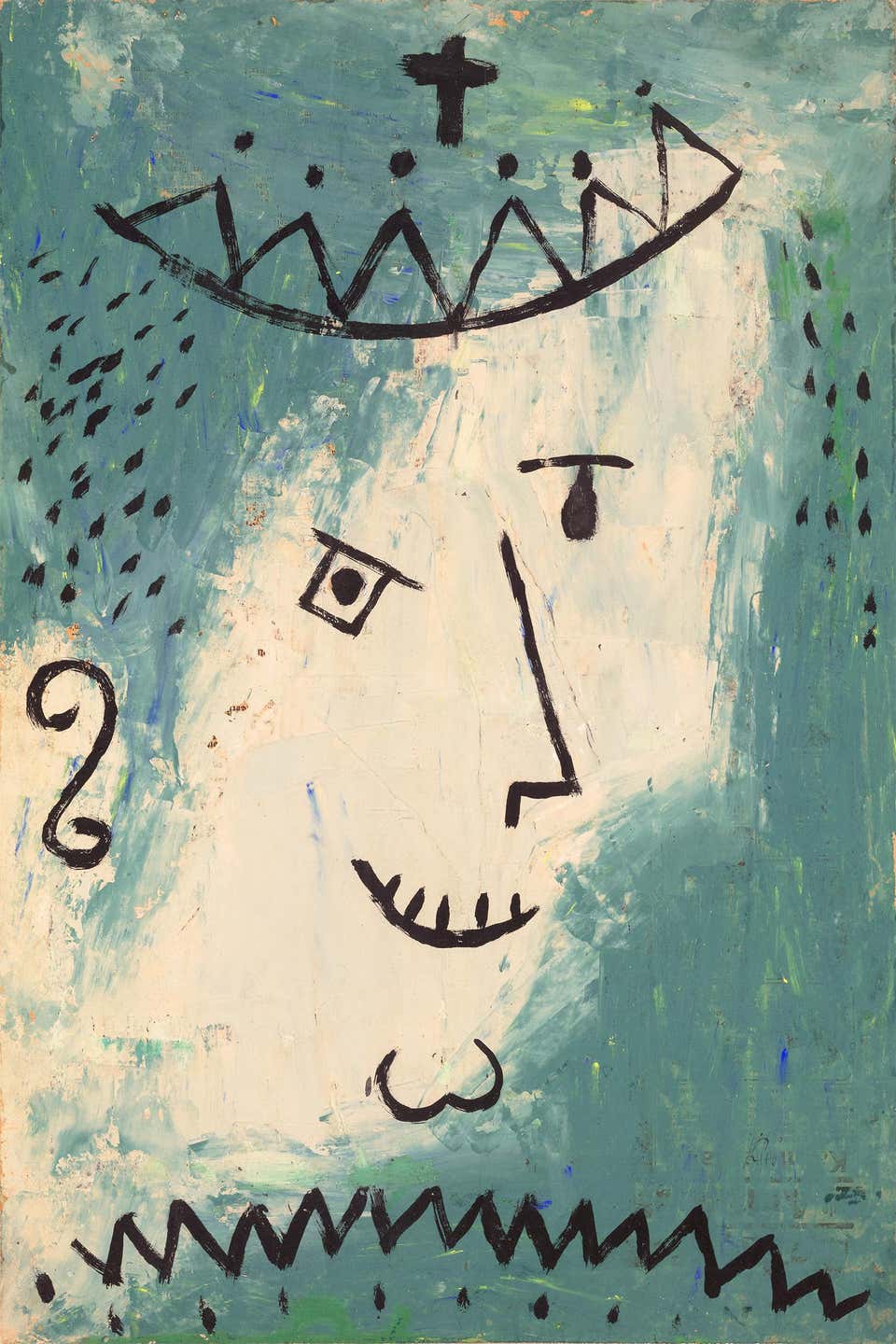 Kronen-Narr by Paul Klee