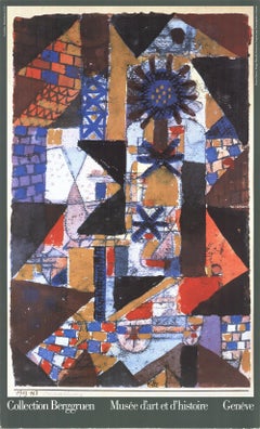 Vintage 1992 Paul Klee 'Dacherblume' 