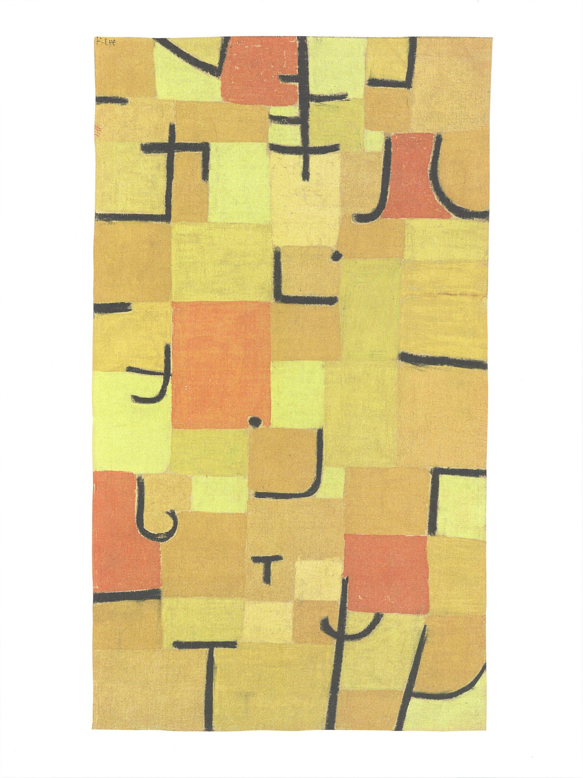 paul klee characters in yellow
