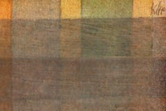 Bauchredner und Rufer im Moor, Cubist Pochoir Print on Rice Paper by Paul Klee