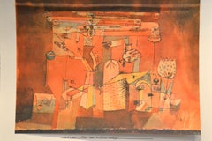 Chaos Méquanique - Original Lithograph by P. Klee - 1964
