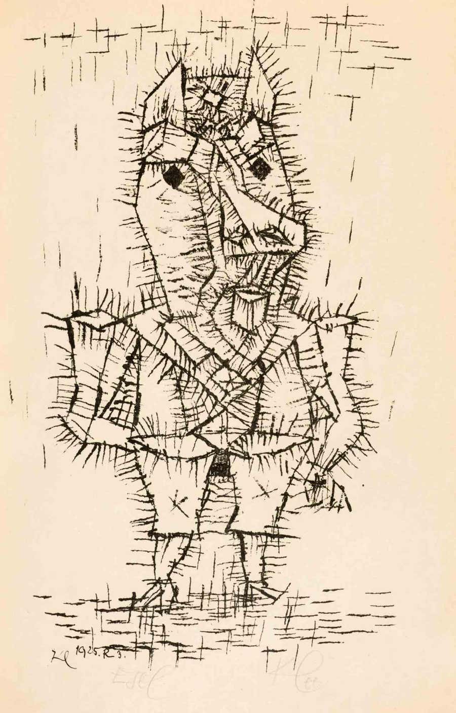 Esel - Lithograph by Paul Klee - 1925