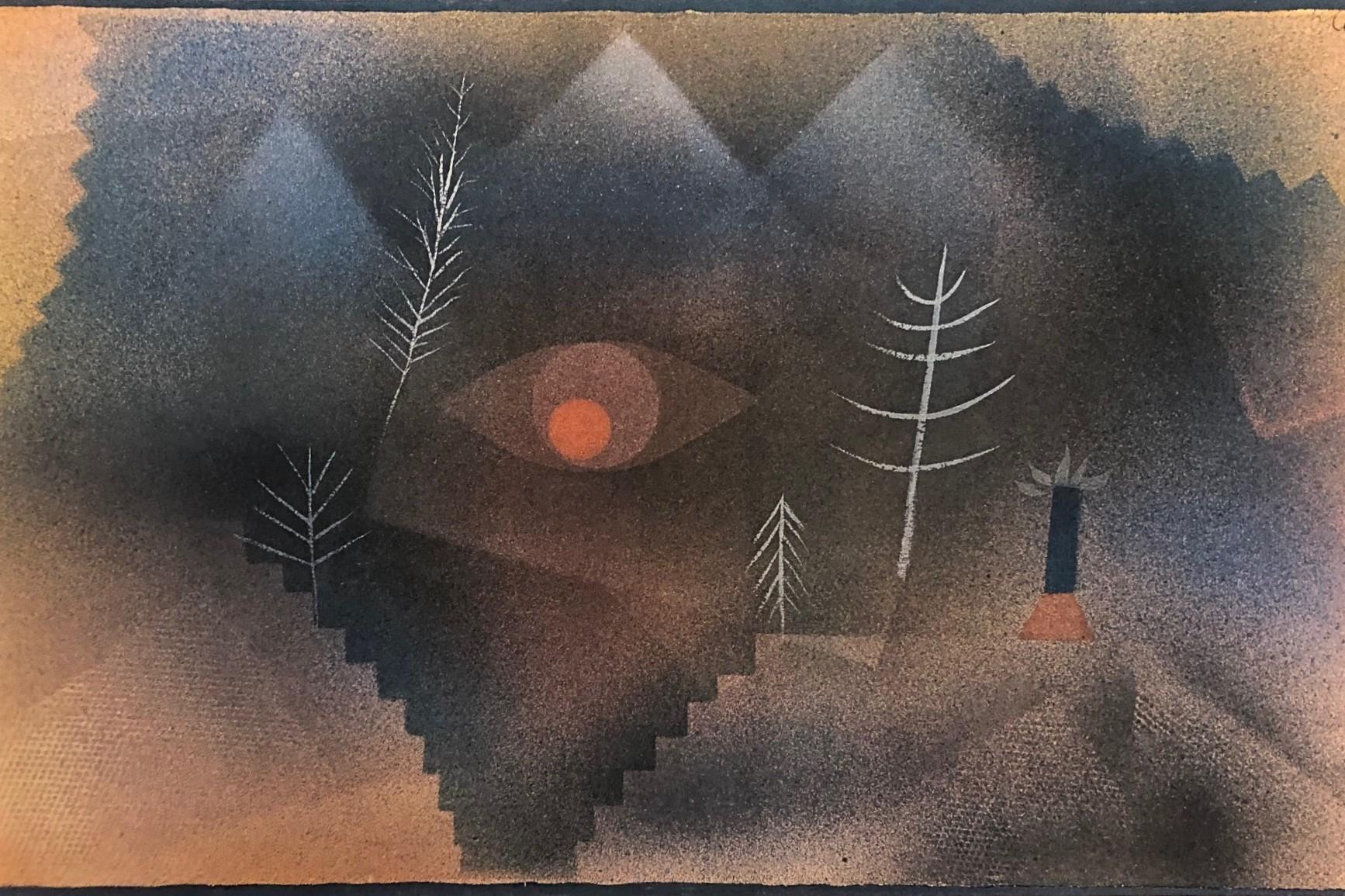 Deux Dromadaires Et Un Âne Paul Klee Poster De Collection Encadré 1919 80 x 60 cm 