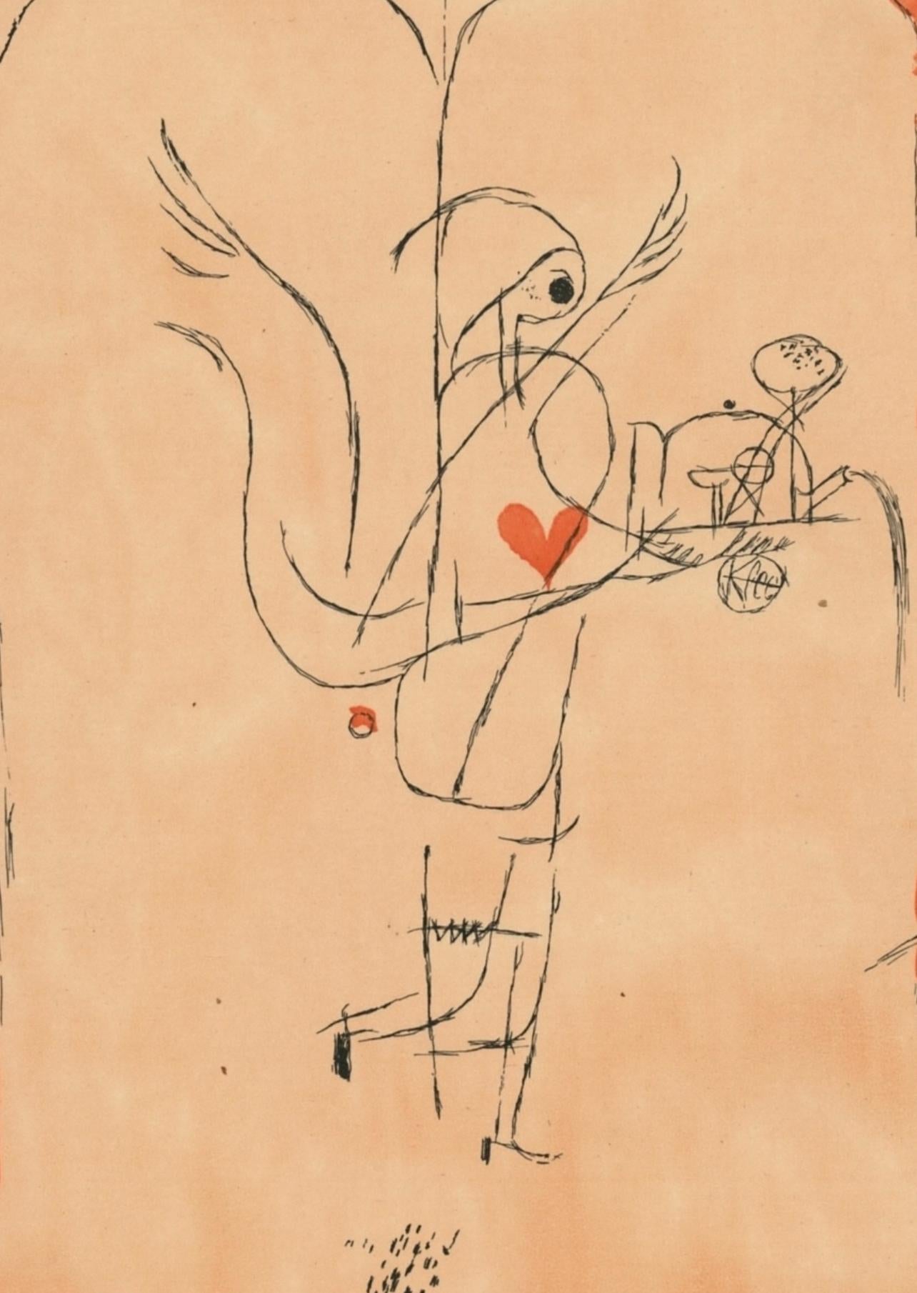 Klee, A Guardian Angel Serves a Small Breakfast (after) - Modern Print by Paul Klee