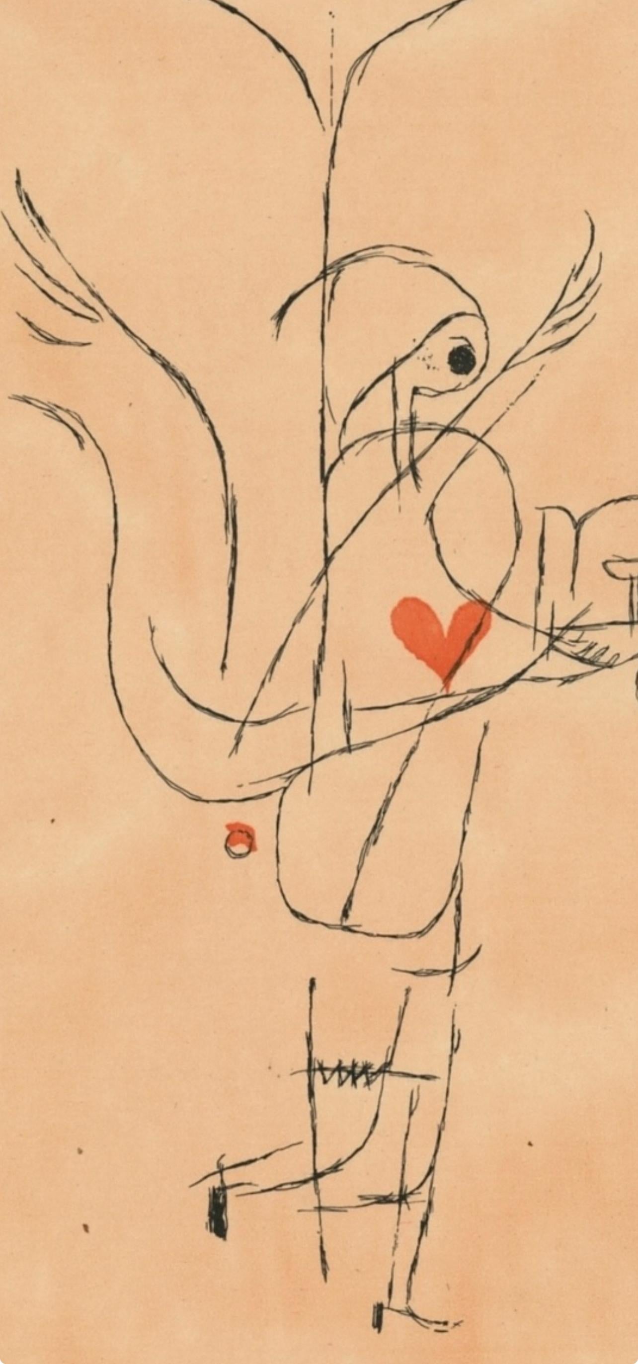 Serigrafia su carta vélin. Iscrizione: Firmata nel piatto e non numerata, come da edizione. Formato carta: 8 x 6 pollici. Note: Dall'album Paul Klee, Dipinti Acquerelli 1913-1939, 1941. Pubblicato da Oxford University Press, New York; stampato da