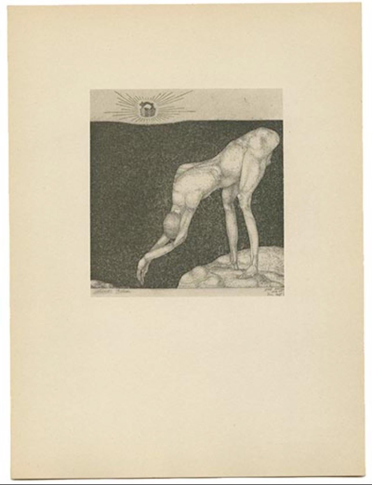 Klee, Ein Mann, der vor der Krone wimmelt, Drucke von Paul Klee (nach) im Angebot 3