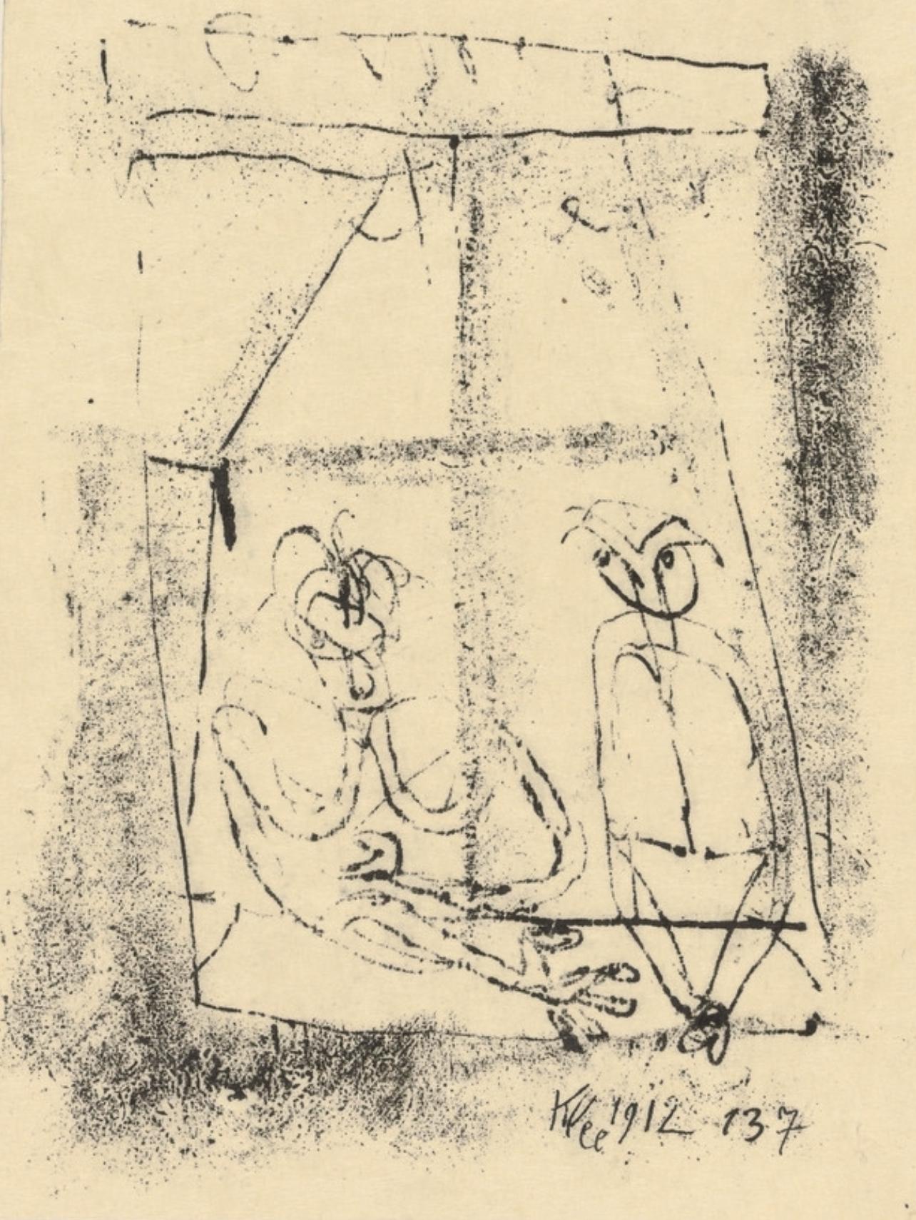 Klee, At The Window, Prints of Paul Klee (after)