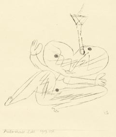 Vintage Klee, Dying Light, Prints of Paul Klee (after)
