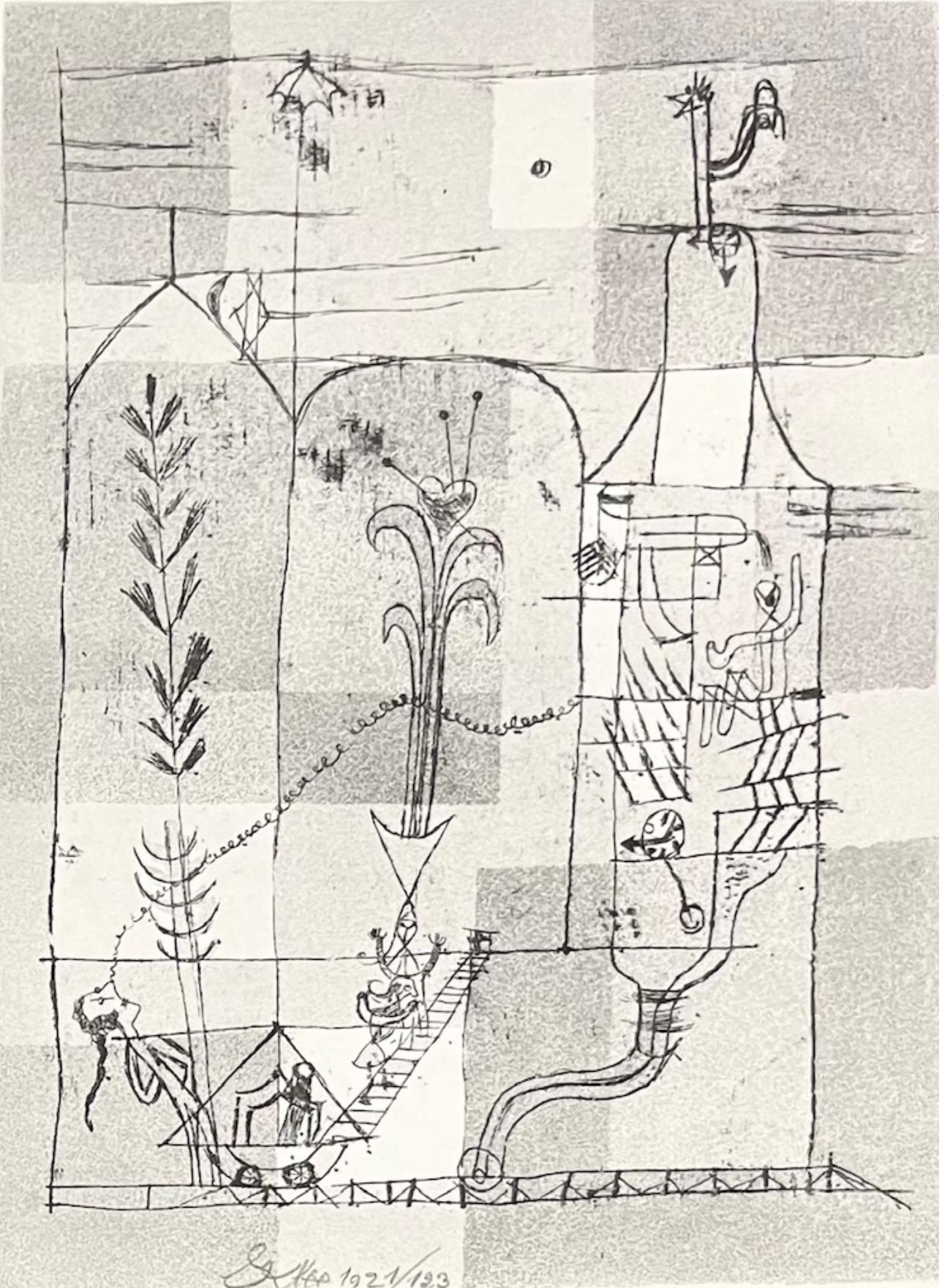 Klee, Hoffmannesque scene, Prints of Paul Klee (after)