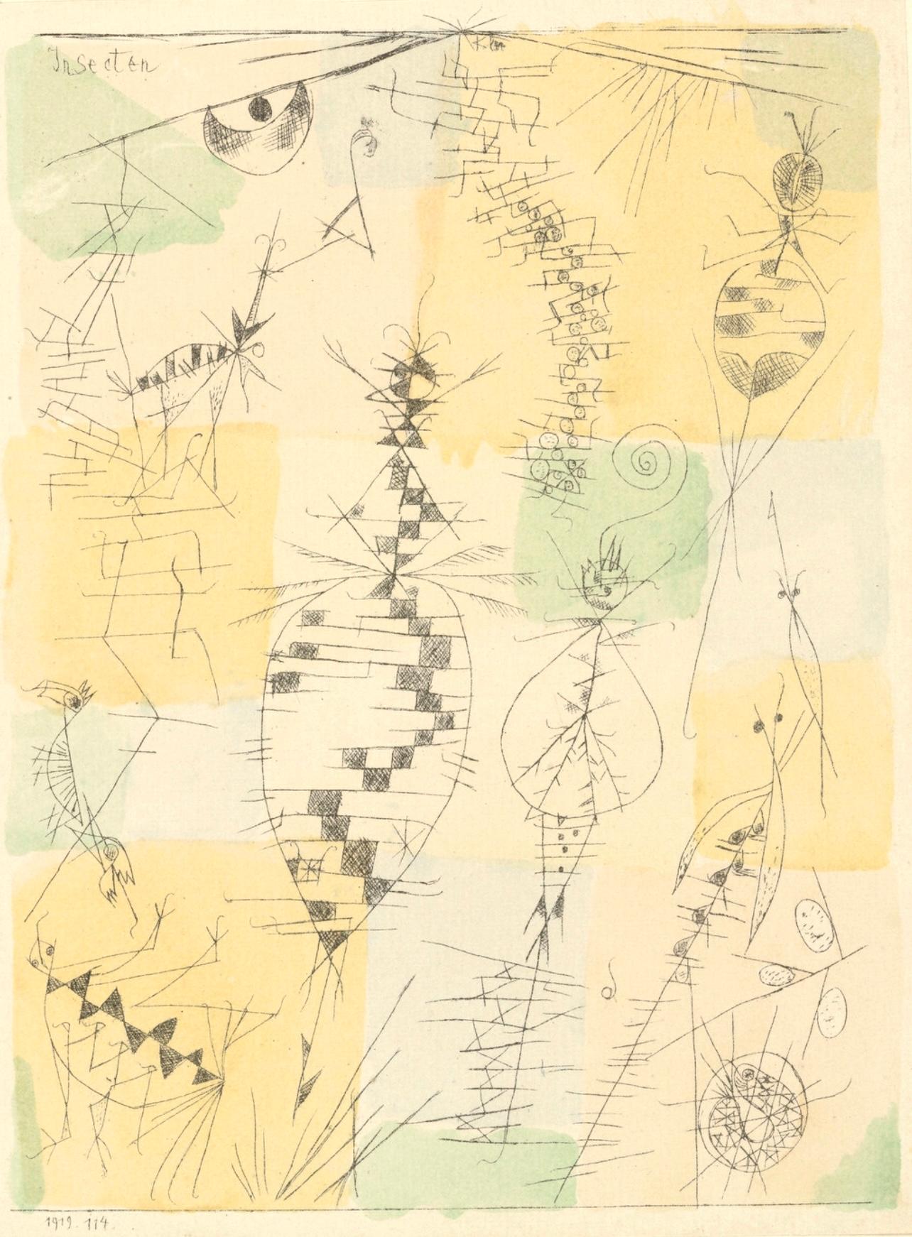Klee, Insects, Prints of Paul Klee (after)