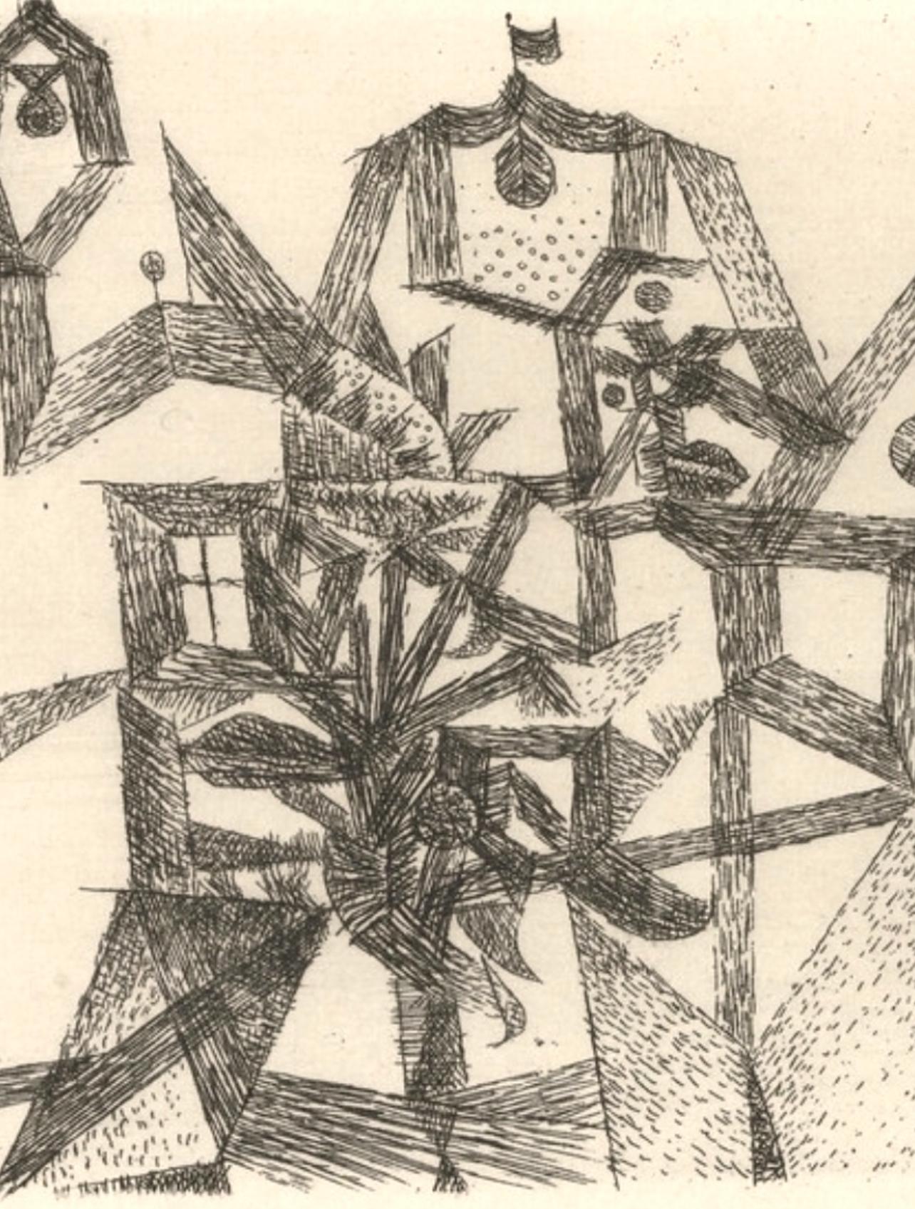 Klee, Little Castle in the Air, impressions de Paul Klee (d'après) en vente 2