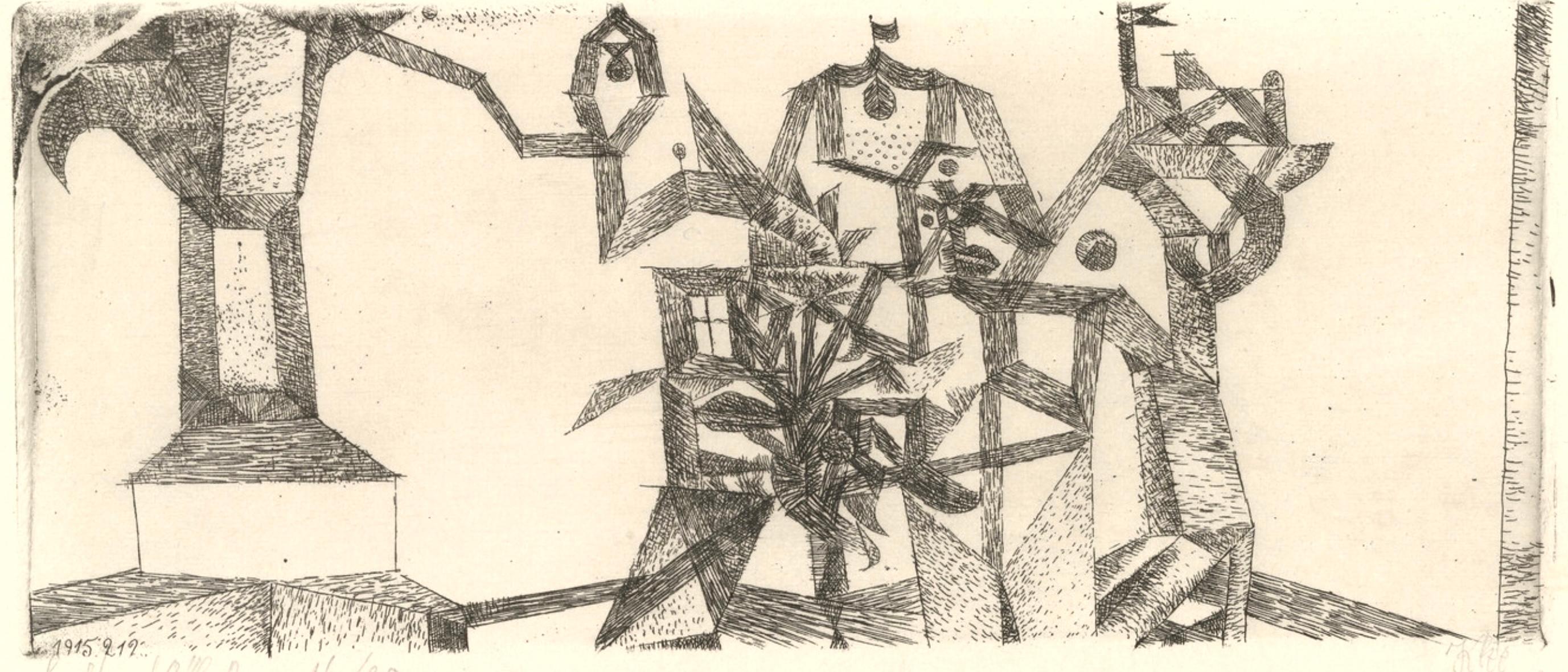 Klee, Little Castle in the Air, Prints of Paul Klee (after)