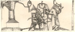 Vintage Klee, Little Castle in the Air, Prints of Paul Klee (after)