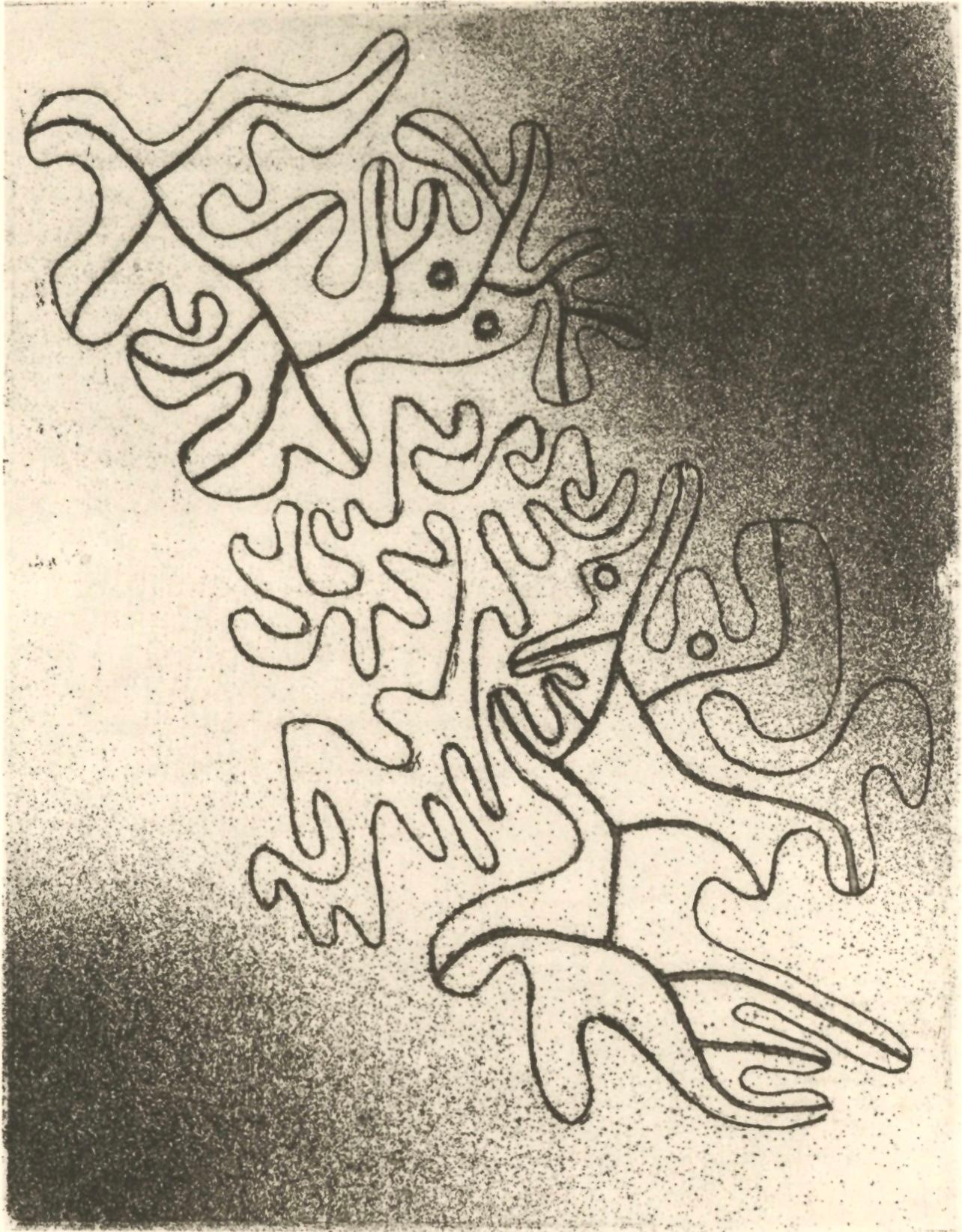 Etching on vélin paper. Inscription: Unsigned and unnumbered. Good condition. Notes: From the folio, Prints of Paul Klee, 1945. Published by the Museum of Modern Art, New York and Curt Valentin, New York; printed by Meriden Gravure Company, Meriden,