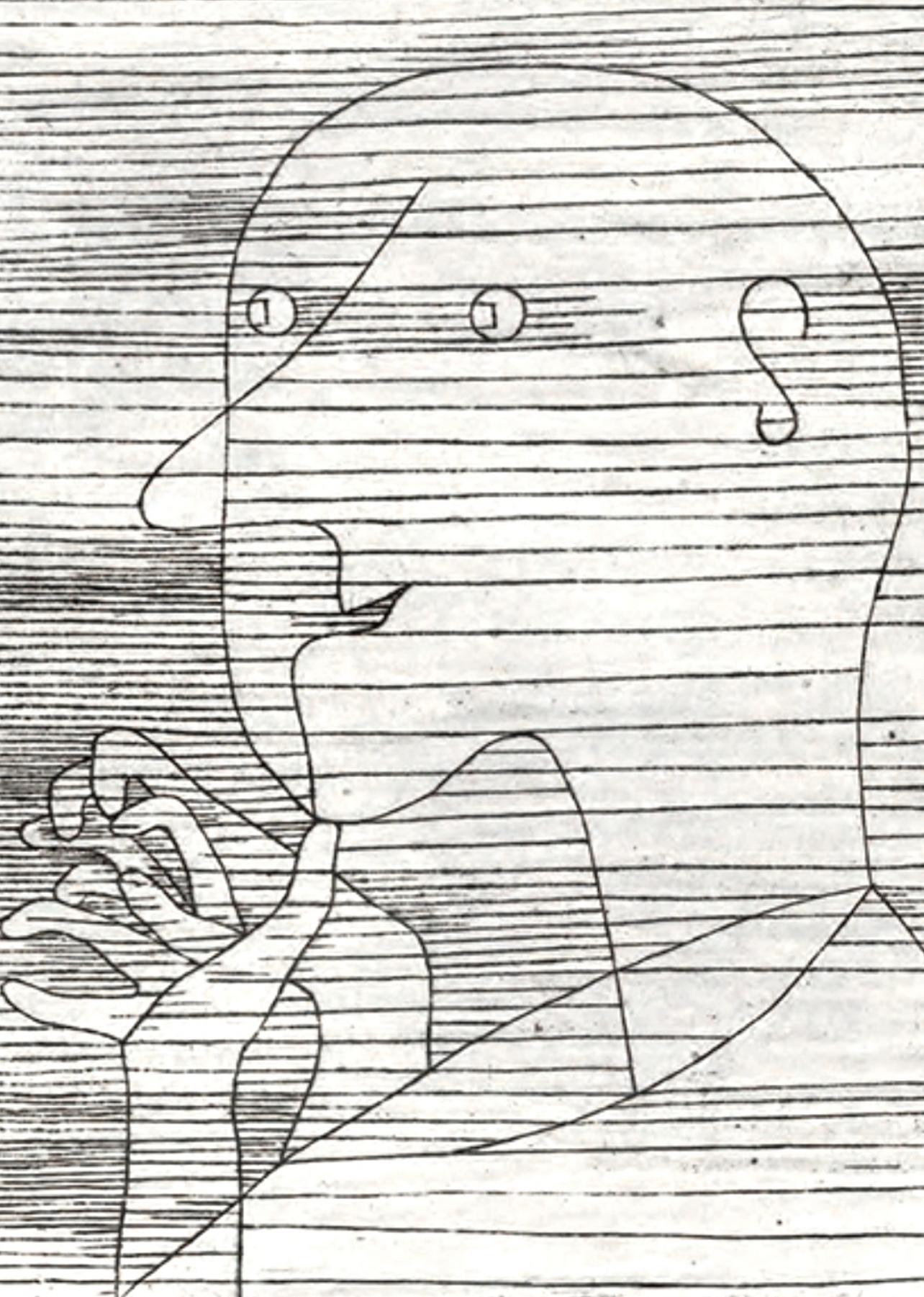 Klee, Old Man Counting, Drucke von Paul Klee (nach) im Angebot 1
