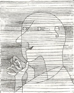 Vintage Klee, Old Man Counting, Prints of Paul Klee (after)