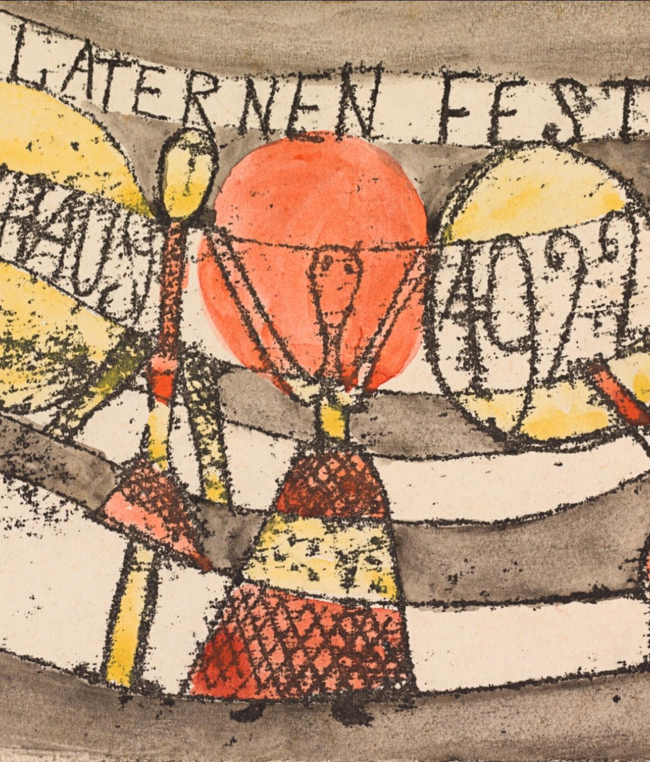 Klee, Postcard for Bauhaus Lantern Party, Prints of Paul Klee (after) For Sale 1