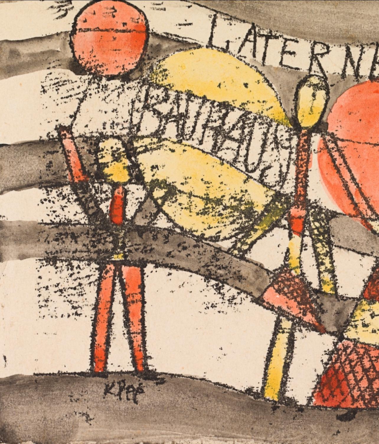 Klee, Postcard for Bauhaus Lantern Party, Prints of Paul Klee (after) For Sale 2