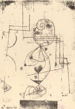 Klee, Queen of Hearts, Prints of Paul Klee (after)