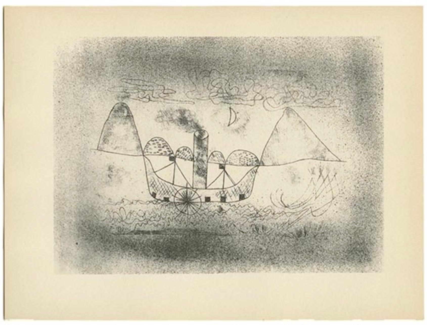 Klee, Steamer at Lugano, Impressions de Paul Klee (d'après) en vente 4