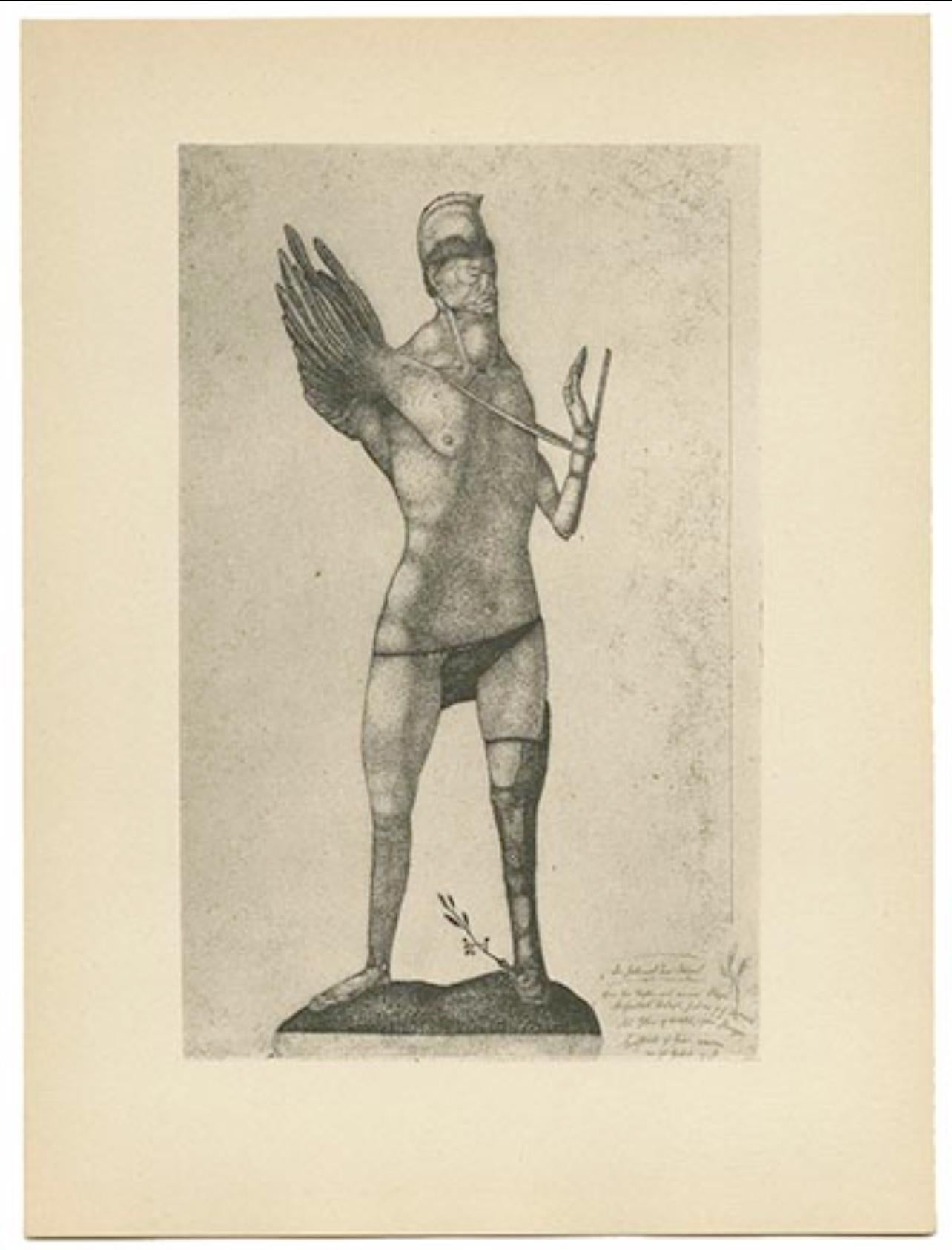 Klee, The Hero with the Wing, Prints of Paul Klee (after) For Sale 5
