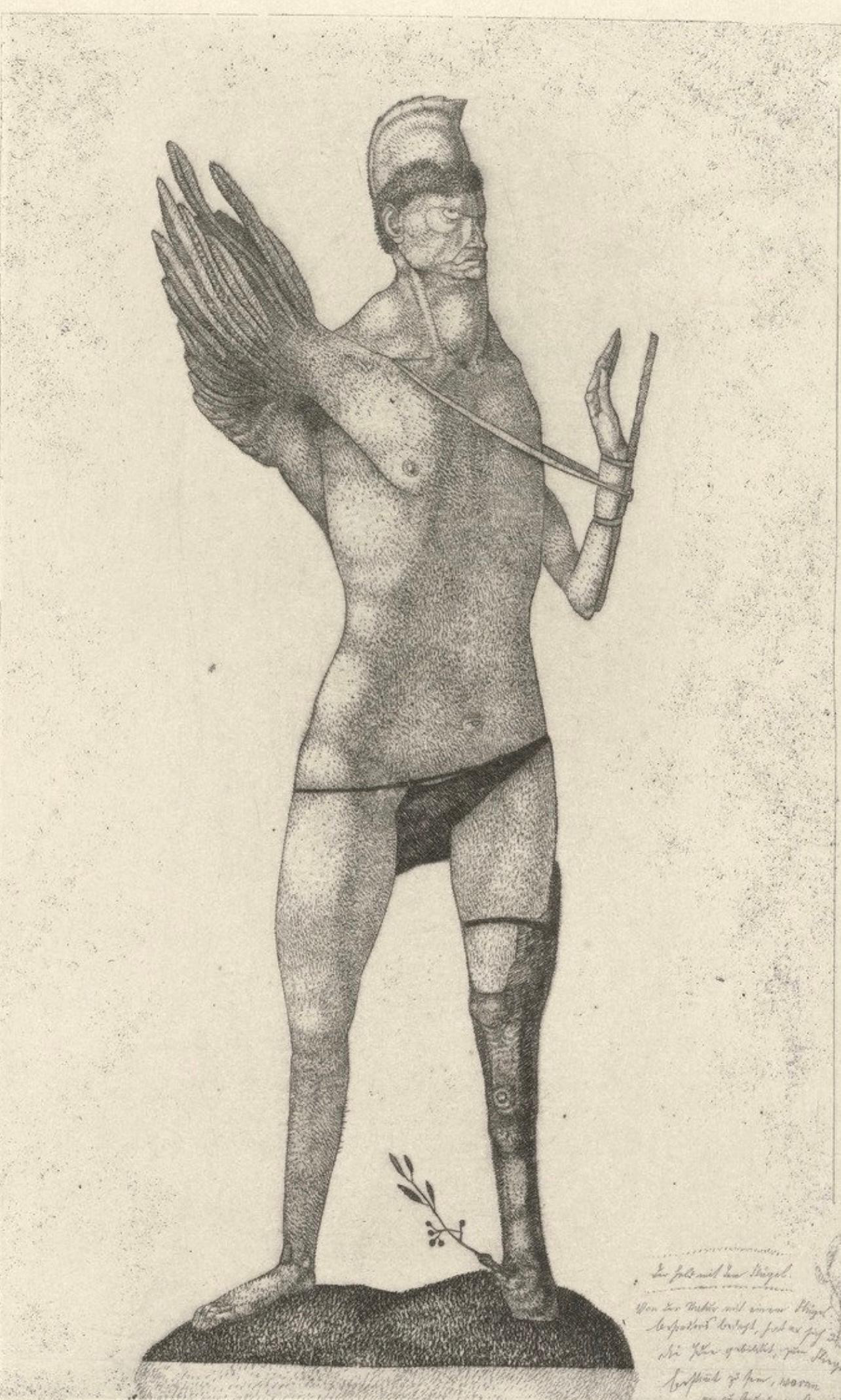 Klee, The Hero with the Wing, Prints of Paul Klee (after)