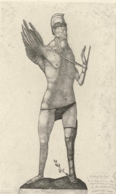 Vintage Klee, The Hero with the Wing, Prints of Paul Klee (after)