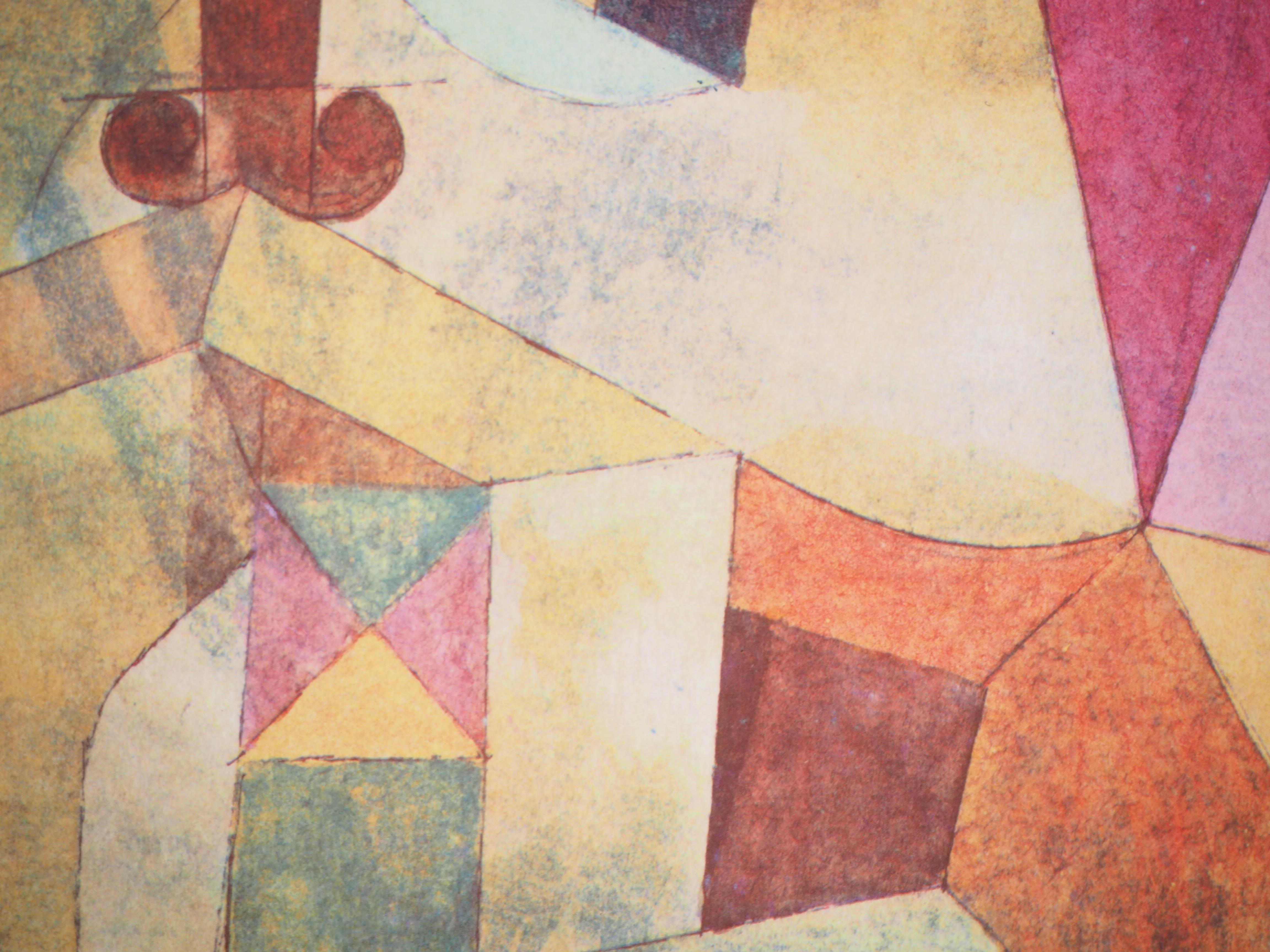 Paul KLEE (after)
Landscape With Black Columns

Lithograph and stencil (Jacomet process), on canson paper
Printed signature in the plate
50 x 38.2 cm (19.6 x 14.9 in)

INFORMATION : This lithograph was edited in 1964 by Galerie Berggruen in