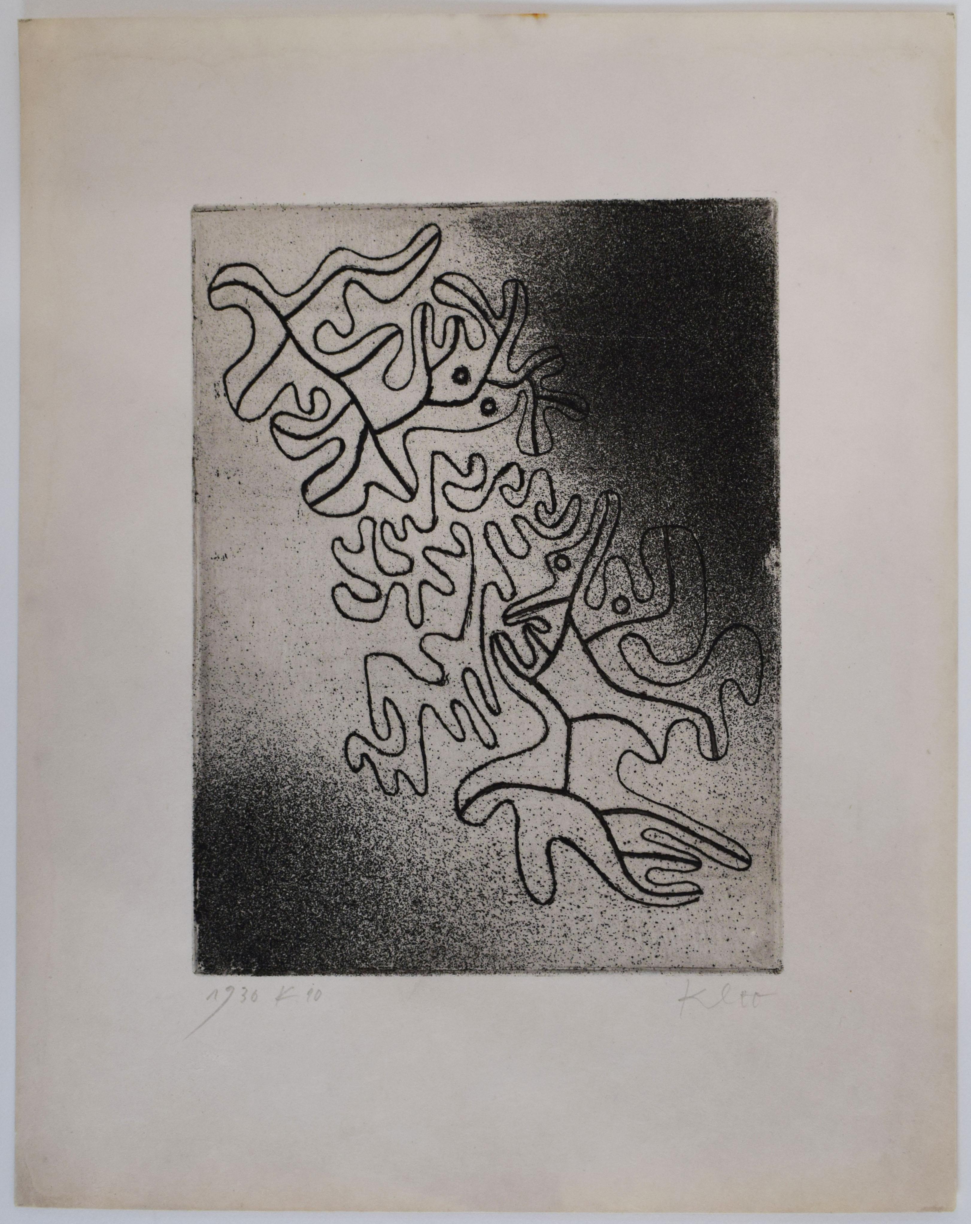 Never Ending  Nicht Endend - Bauhaus German - Print by Paul Klee