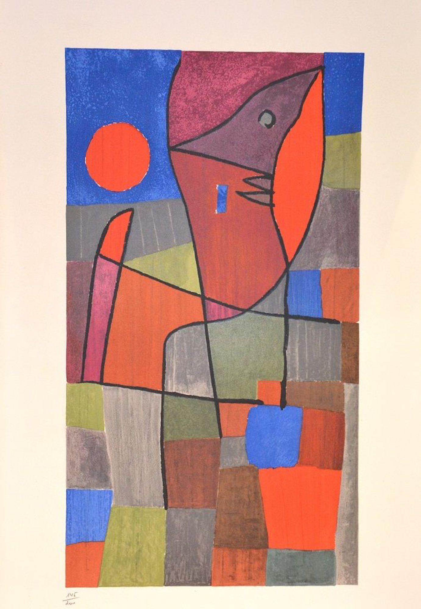 Paul Klee Figurative Print - Palesio Nua- Original Lithograph by P. Klee - 1960