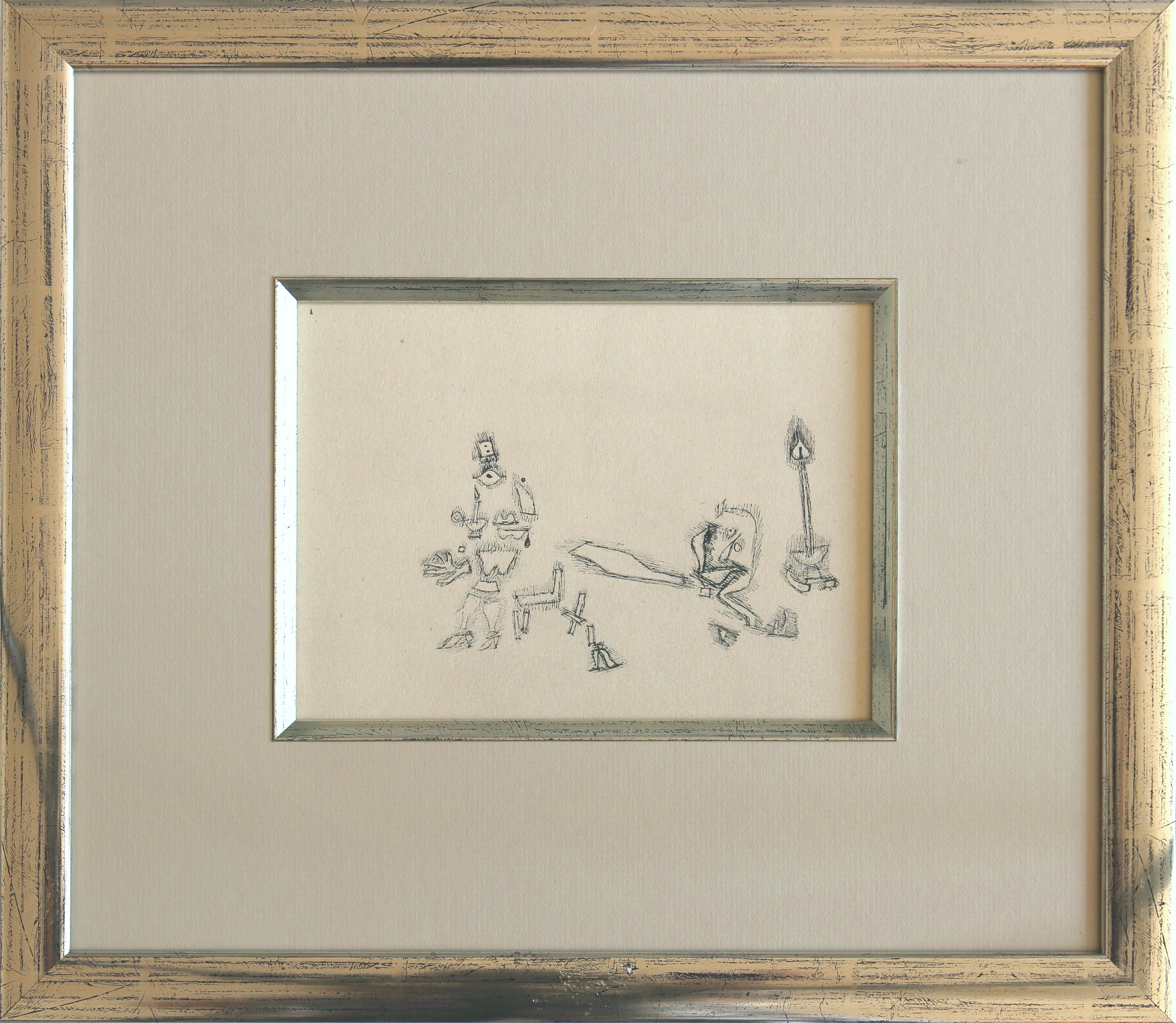 Gravure de Paul Klee «chten sollen » (Mchten sollen) en vente 1