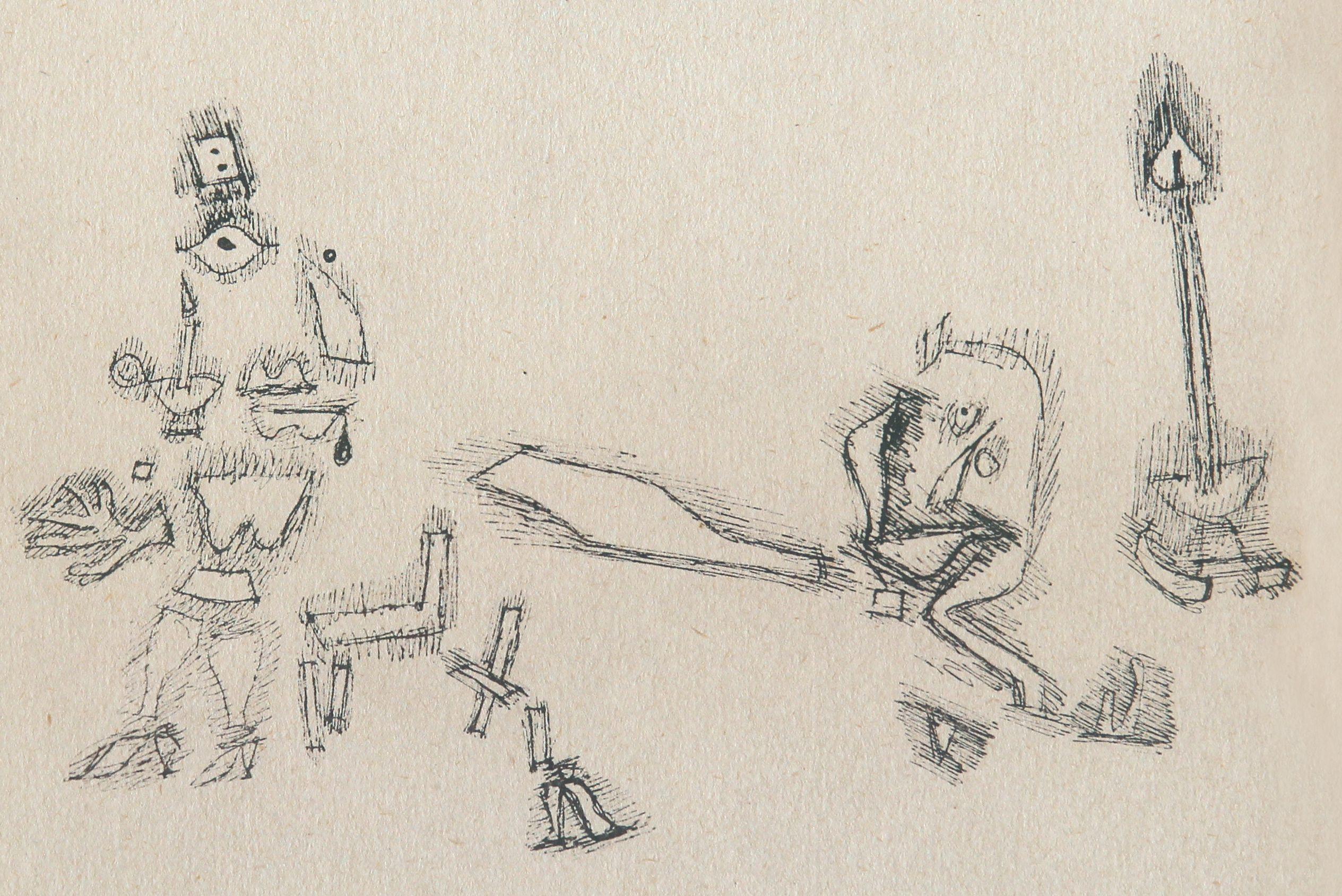 Gravure de Paul Klee «chten sollen » (Mchten sollen) en vente 3