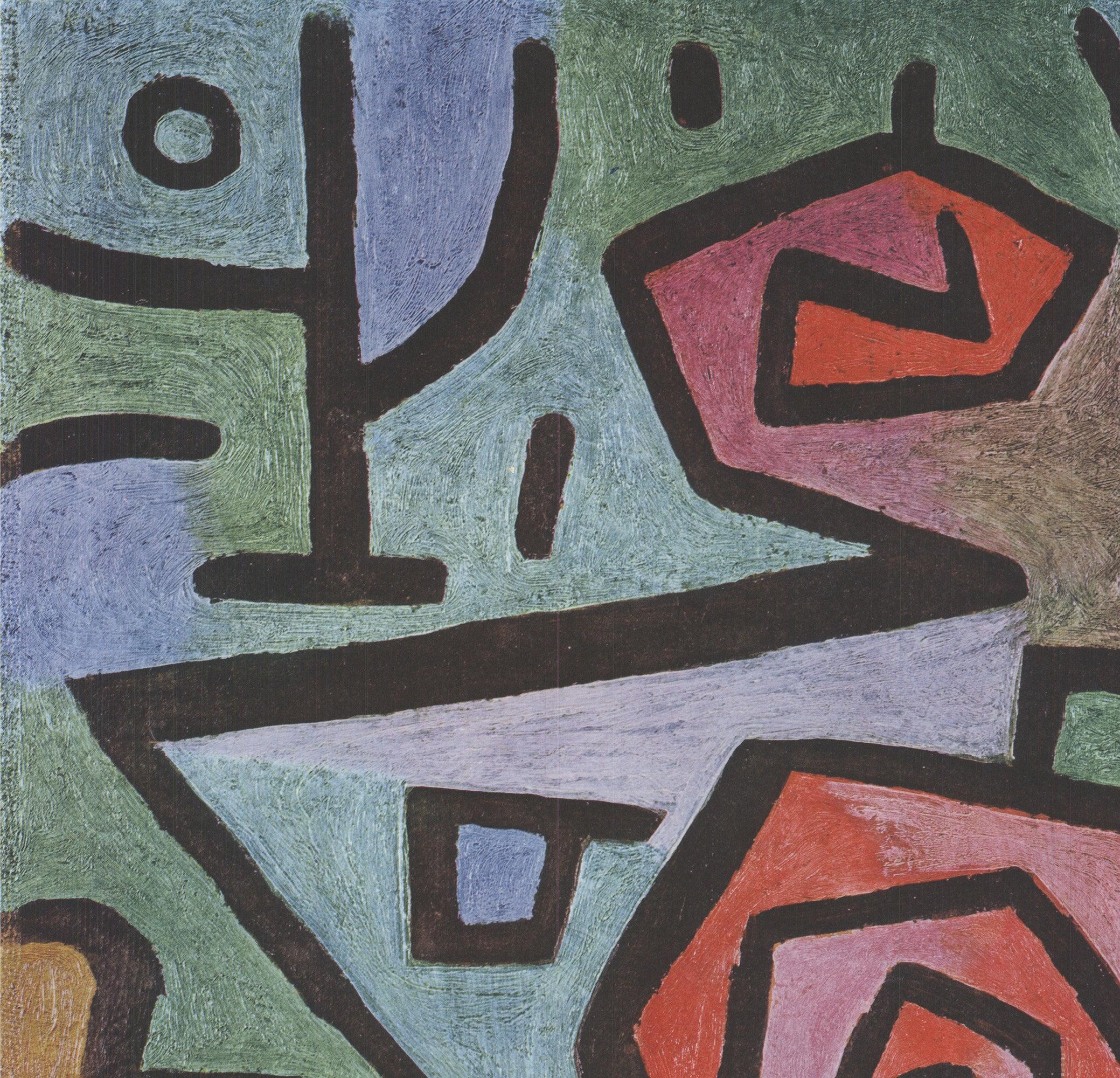 Paul Klee „Heroische Rosen“ 1990- Offset-Lithographie im Angebot 2