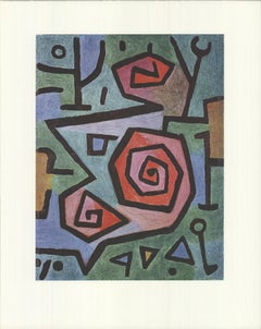 Lithographie offset Heroic Roses de Paul Klee, 1990-