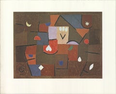 Vintage Paul Klee 'Jewels' 1990- Offset Lithograph