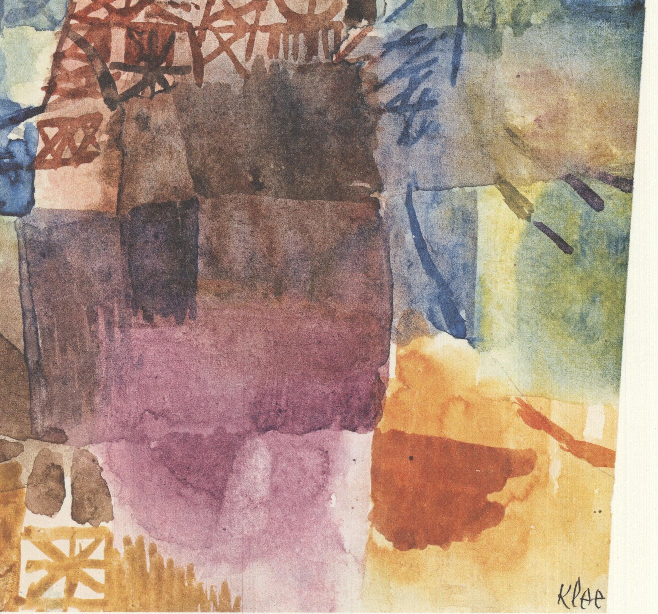 Lithographie offset « Memory of a Garden » de Paul Klee, 1990 en vente 3