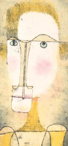 Paul Klee, Portrait of a Yellow Figure, from 12 Watercolors, 1964 (after)