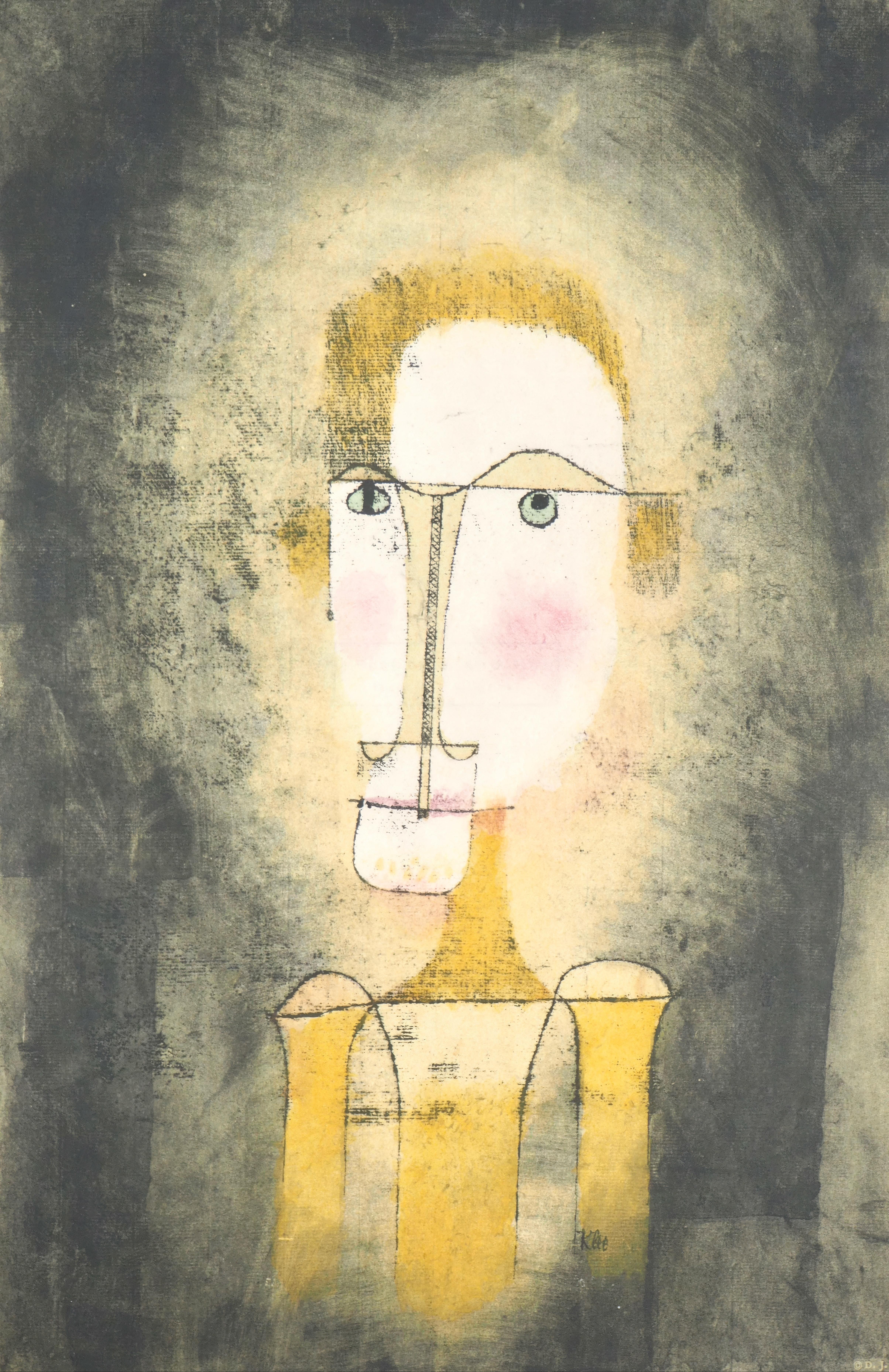 Paul Klee, Ritratto di una figura gialla, da 12 acquerelli, 1964 (after) Paul Klee