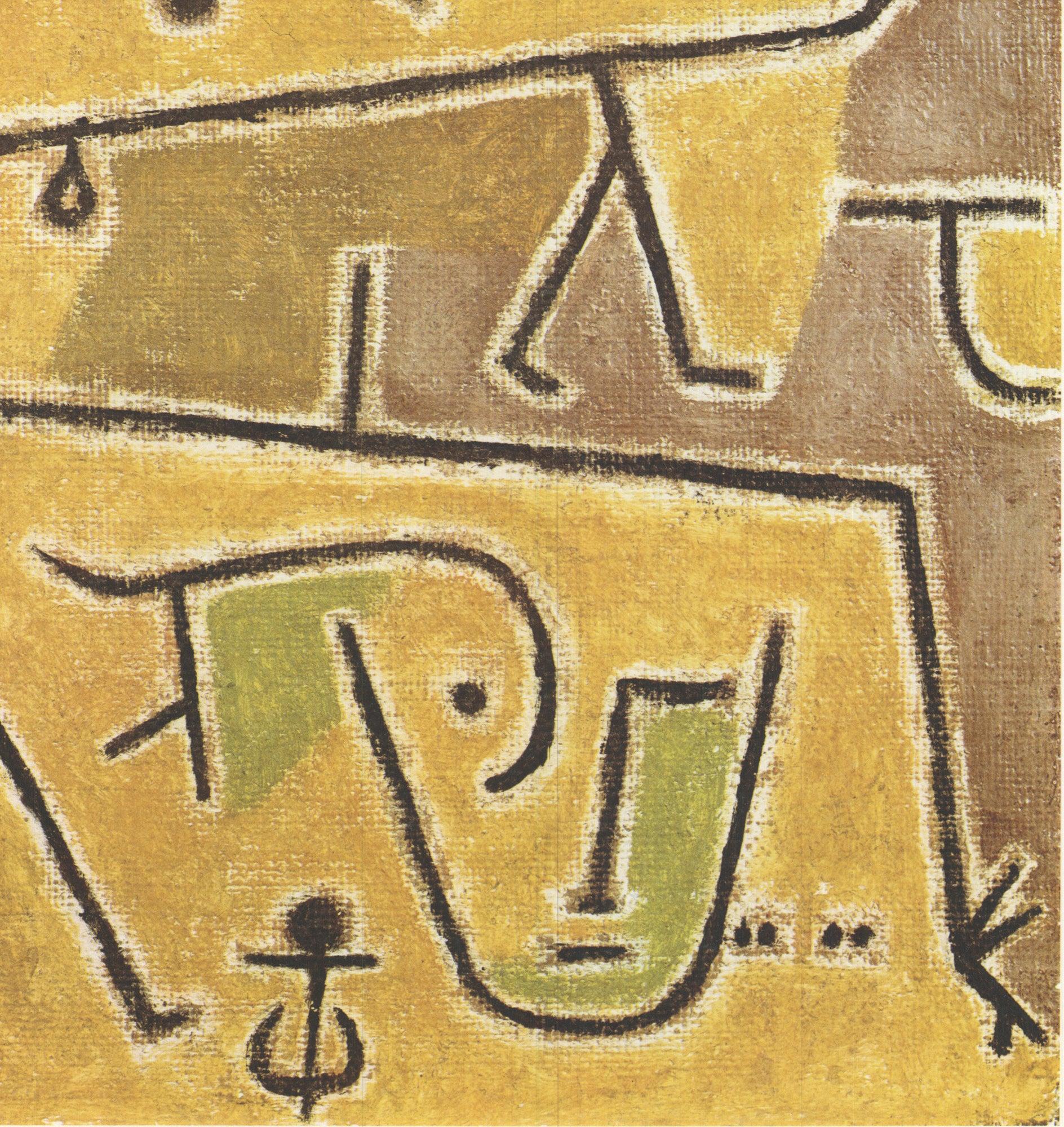 Paul Klee « Gilet rouge » 1990- Lithographie offset en vente 3