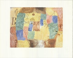 Paul Klee 'The L-Square Under Construction' 1990- Offset Lithograph
