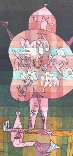Paul Klee, Ventriloquist and Caller, from 12 Watercolors, 1964 (after)